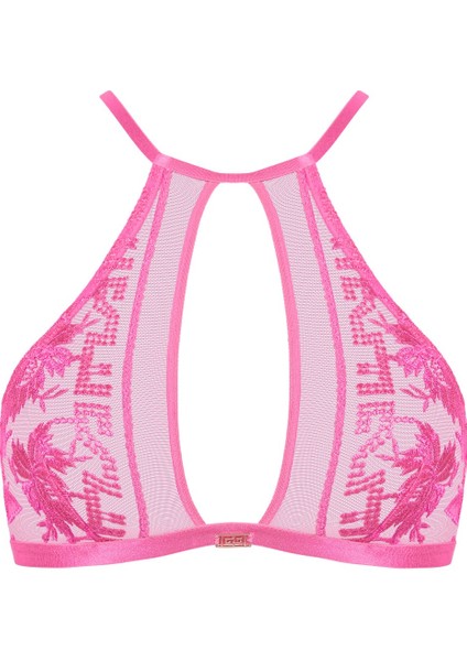 Rules Of Attraction Bralette, Altın Detaylı, Halter Yaka Büstiyer