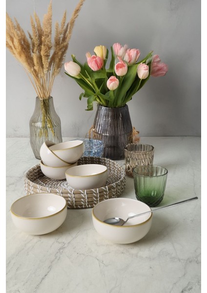 Bronze Bloom Bulut Kase 12 cm 6 Adet 22928