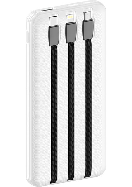 HP-245 10000 Mah Yüksek Kapasiteli Kendinden Kablolu Taşınabilir powerbank fiyatları