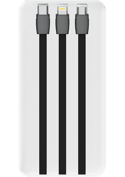 HP-245 10000 Mah Yüksek Kapasiteli Kendinden Kablolu Taşınabilir powerbank fırsatları