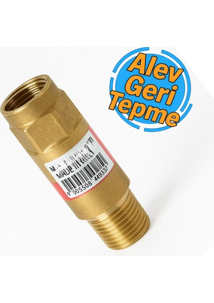 Hamlaç Arkası Alev Geri Tepme Emniyet Valfi 188SRLGB