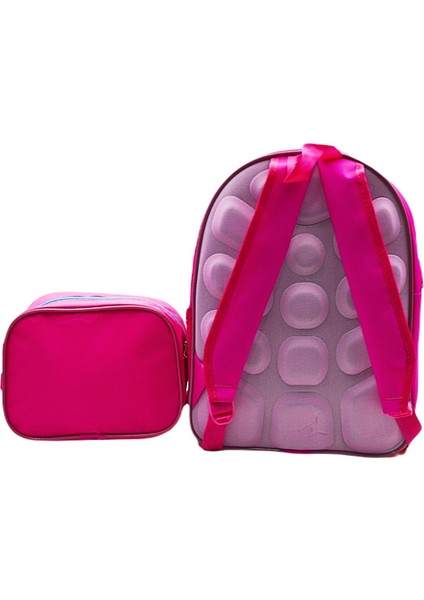 2 Bölmeli Unicorn Ilkokul Okul Sırt Çantası ve Beslenme Çantası Pembe KOD:1308 fiyatları