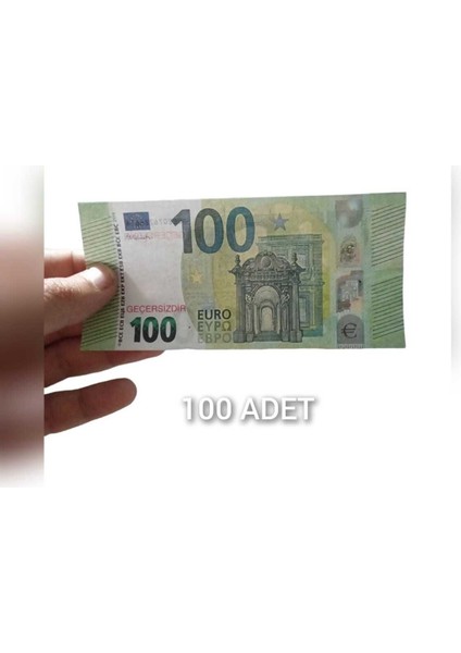 100 Euro Geçersiz Sahte Düğün Film Dizi Parala (100 Adet)
