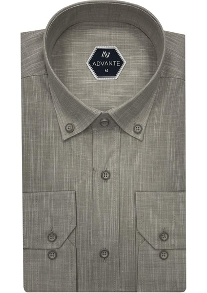 Klasik Uzun Kol Erkek Gömlek 7266