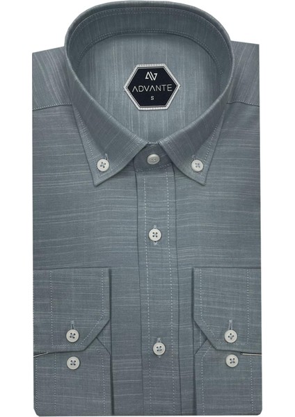 Klasik Uzun Kol Erkek Gömlek 7266