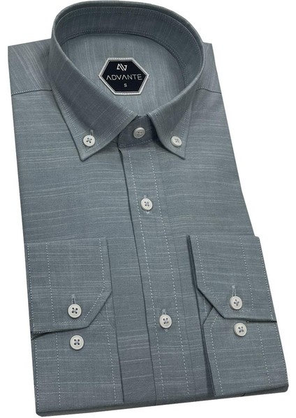 Klasik Uzun Kol Erkek Gömlek 7266 fiyatları