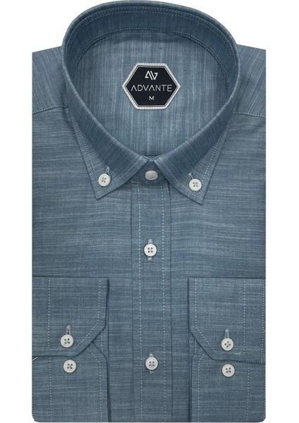 Klasik Uzun Kol Erkek Gömlek 7266