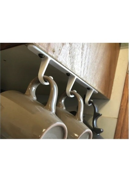 Kupa Fincan Askılık 2'li Set Kulplu Bardak Standı Kupa Organizer