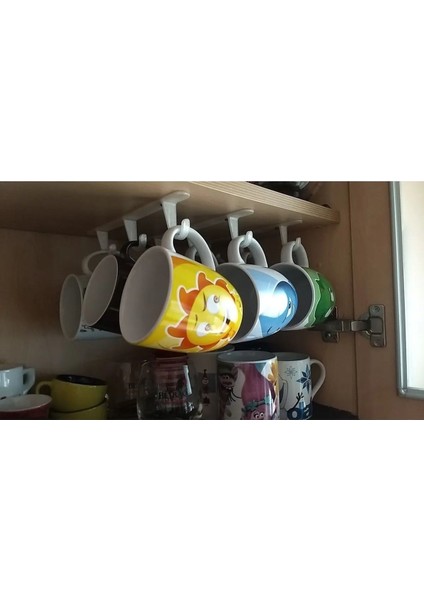 Kupa Fincan Askılık 2'li Set Kulplu Bardak Standı Kupa Organizer modelleri