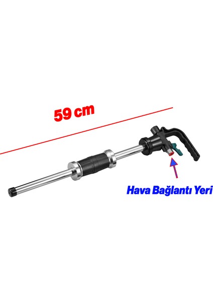 Havalı Boyasız Kaporta Göçük Düzeltme Vantuz 1/4" 3 Çeşit Hava Çektirme Pnömatik Vakum 75-100-125 mm