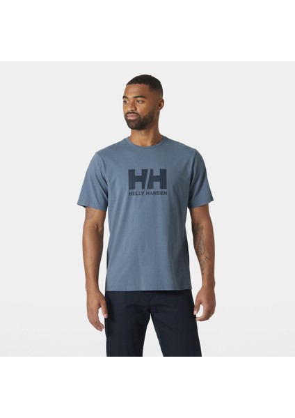 Hh Logo T-Shırt 3.0 HHA.54596WASHEDNAVY