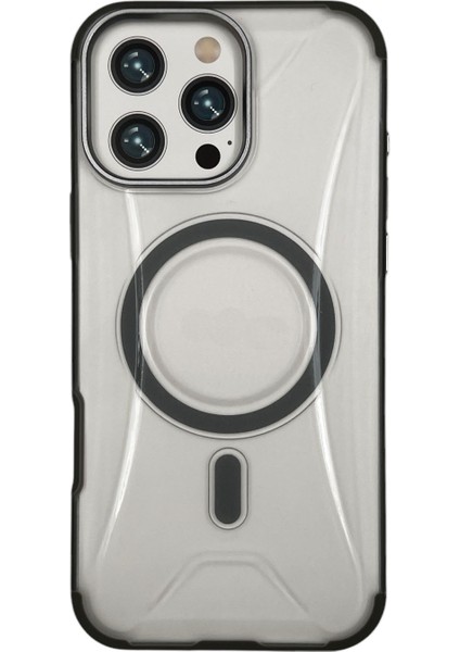 Apple iPhone 16 Pro Max Uyumlu Wendell Magsafe Arka Koruma Kılıf