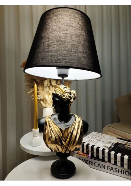 Dekoratif Yunan Tanrısı Afrodit Abajur Biblo