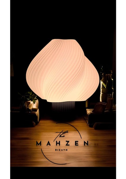 Modern Masa Lambası Tasarım Abajur / Yatak Odası - Salon Lambası Abajur