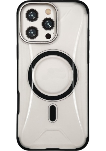 Apple iPhone 16 Pro Max Uyumlu Wendell Magsafe Arka Koruma Kılıf