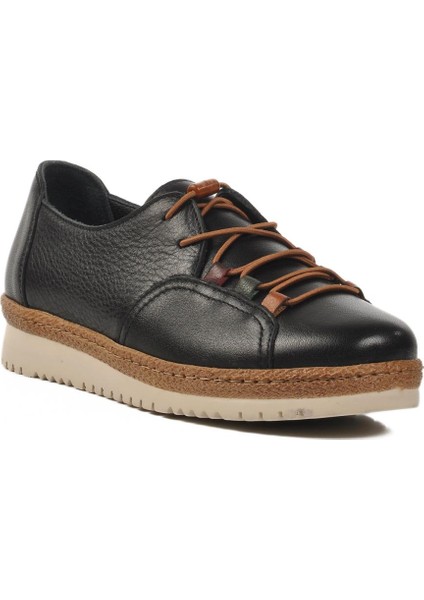 Voyager Z132 Z Bej Deri Kadın Günlük Ayakkabı