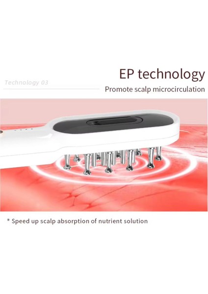 Elektronik Saç Terapi Güçlendirme Canlandırma Cihazı Rf Led Ems Saç Dolgunlaştırma Onarma Parlatma Bakım Aleti Makinesi