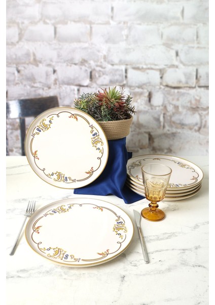 Bronze Bloom Nordic Servis Tabağı 28 cm 6 Adet 22929