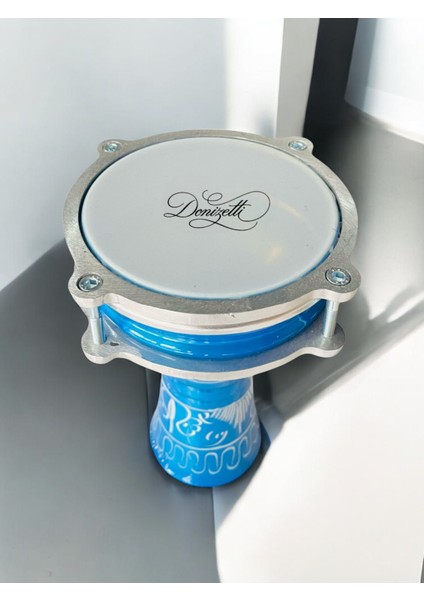 Mavi Erzincan El Işlemeli Çocuk Boy Darbuka
