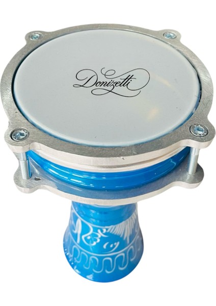 Mavi Erzincan El Işlemeli Çocuk Boy Darbuka