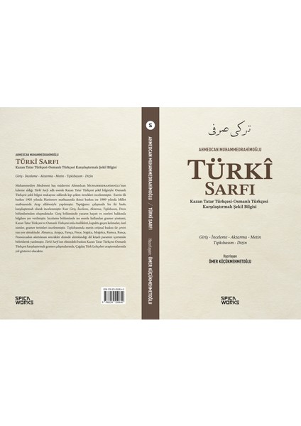 Türkî Sarfı Kazan Tatar Türkçesi-Osmanlı Türkçesi Karşılaştırmalı Şekil Bilgisi