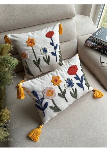 Bmyhome Punch Nakışlı 2ADET Kırlent Kılıfı modelleri