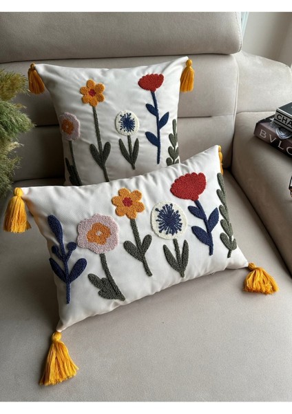 Bmyhome Punch Nakışlı 2ADET Kırlent Kılıfı indirimleri