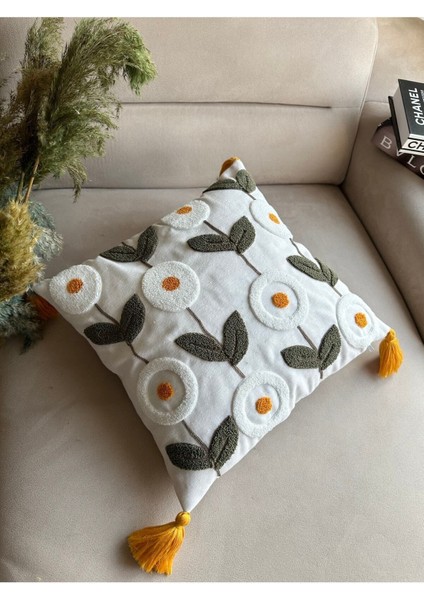 Bmyhome Punch Işlemeli Kırlent Kılıfı modelleri
