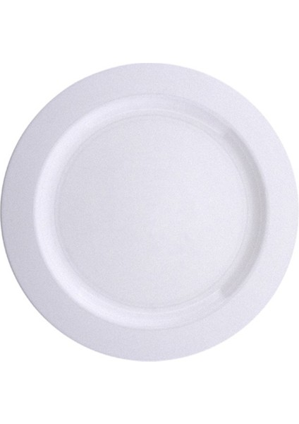 Beyaz Sert Plastik Parti Tabağı 26 cm 10'lu | Tek Kullanımlık