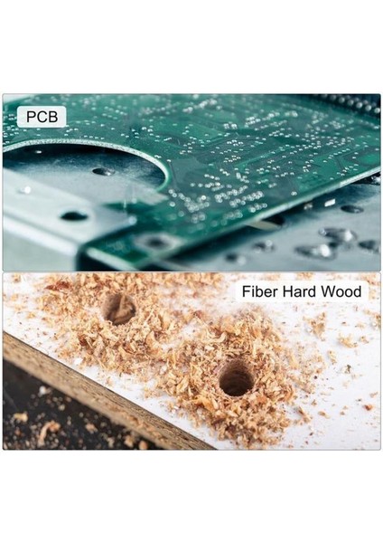 Pcb Mini Karbür Freze Kesici 0.8-3.175MM 10 Lu Set 3.175MM Shank indirimleri