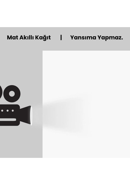 Projeksiyon Perdesi, 100X150 Cm, Duvar Sineması, Sunum Perdesi, Yapışkansız, Statik Akıllı Perde fiyatları