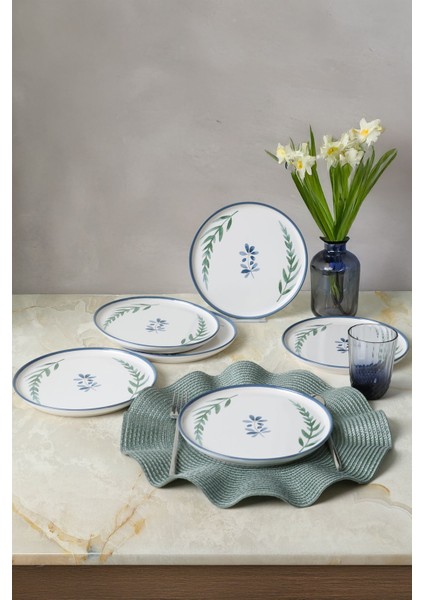 Daphne Nordic Pasta Tabağı 22 cm 6 Adet 22923