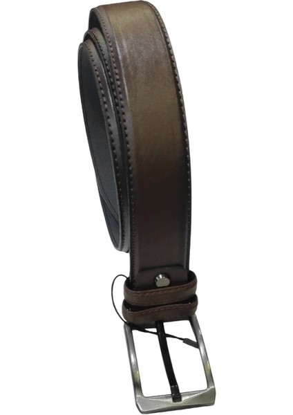 Erkek Deri 3 Cm Kahverengi Kemer