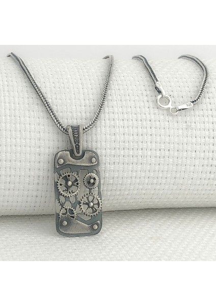 925 Ayar Gümüş Mekanizma Kolye