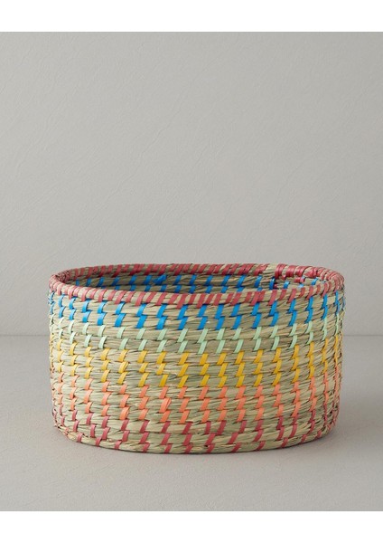Rom Home Exotic Lines Hasır Sepet Multicolor Romshp 1067323