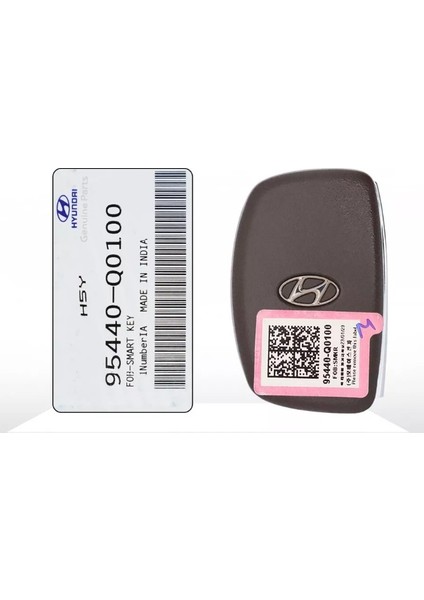 Anahtar Kumanda Orijinal 2021 Hyundaı I20 Akıllı Anahtar - 3 Düğme - 433MHZ - 95440-Q0100 Hyundai I20 2020 Orijinal Akıllı Uzaktan Anahtar 433MHZ 95440-Q0100