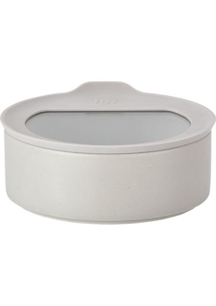 Rom Fika One Seramik Saklama Kabı 700ML Gri Romshp 1067323