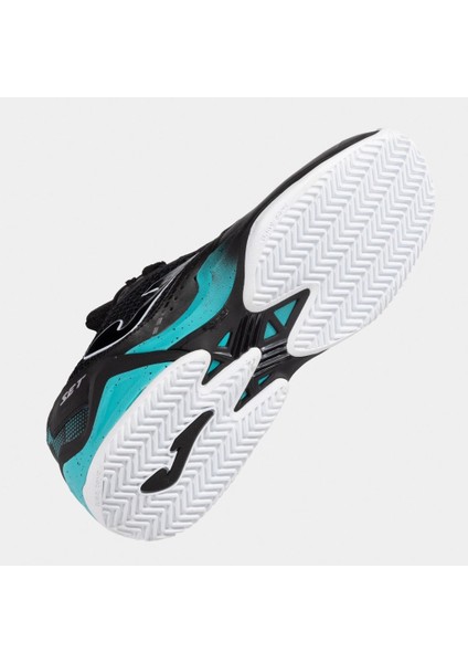 Set Erkek Siyah Toprak Kort Tenis Ayakkabısı TSETS2501C