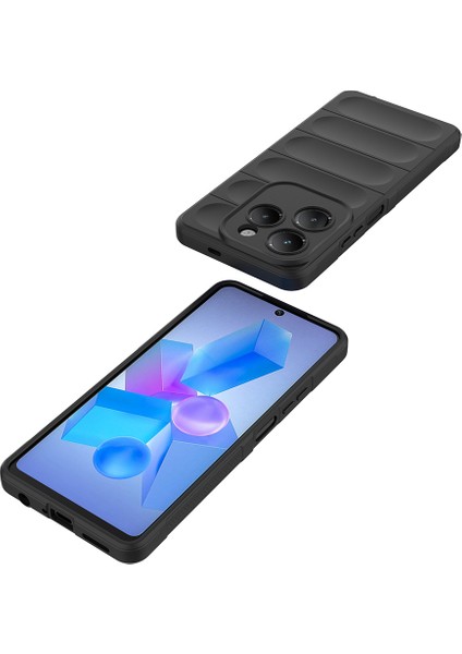 Infinix Hot 40 Pro Kılıf Esnek Tpu Oyuklu Arka Yüzey Tasarımlı Etnik Silikon Kapak fırsatları