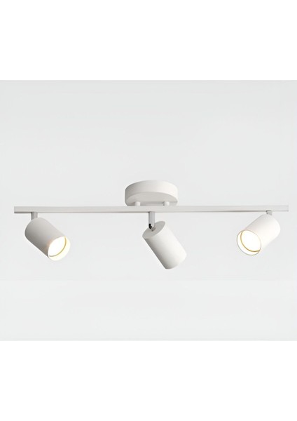 Spotlu LED Avize 3lü Beyaz Işığı LED Ampul Dahilidir