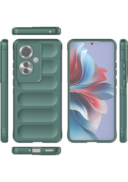 Oppo Reno 11F 5g Kılıf Esnek Tpu Oyuklu Arka Yüzey Tasarımlı Etnik Silikon Kapak indirimleri