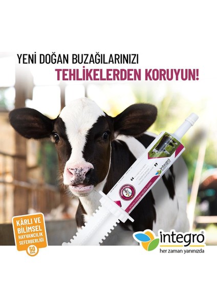 Integro Direnç Buzağı Şırınga Jel (50 gr x 5 Adet )