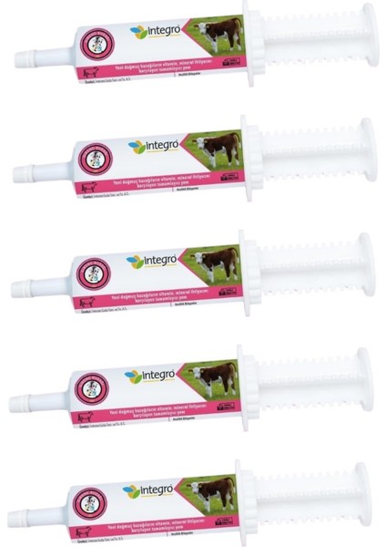 Integro Direnç Buzağı Şırınga Jel (50 gr x 5 Adet )