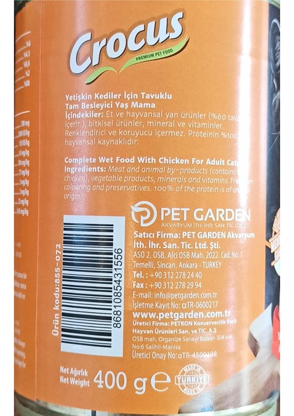 Pancy paws Gourmet Tavuklu Yetişkin kediler için konserve 415 gr x 12ADET fırsatları