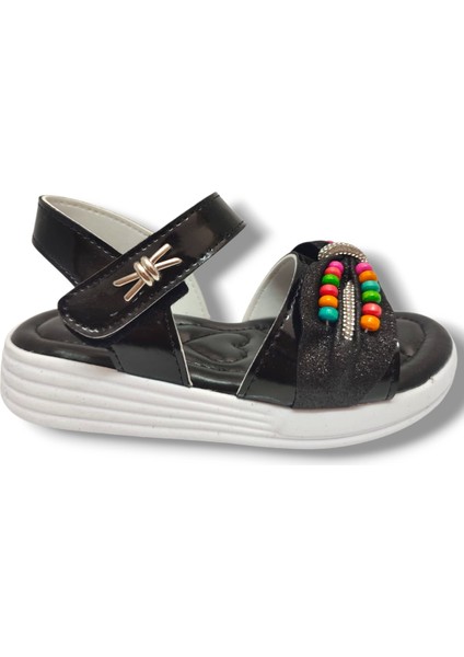 1809-25 Boncuk Taşli Anatomik Kız Çocuk Sandalet 26-30 fiyatları