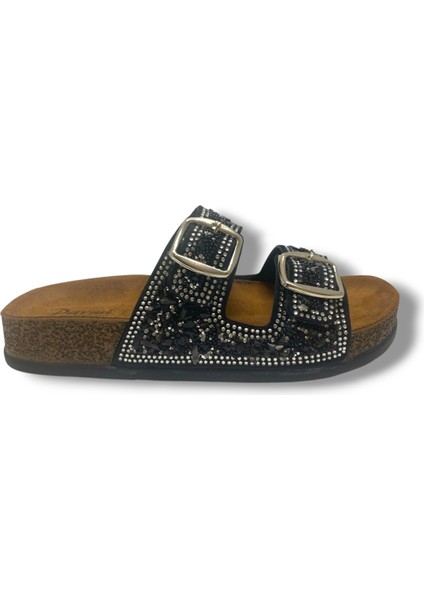 55702-25 Taşli Çift Bant Anatomik Kadın Terlik fiyatları