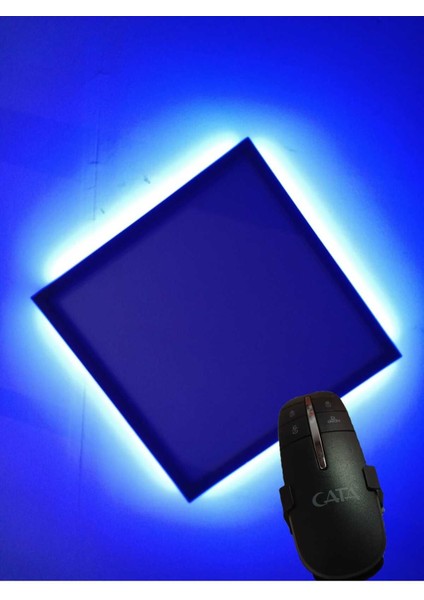 Ahşap kare tavan led avize, beyaz ışık, 60x60 cm, salon, yatak odası, mutfak kullanımı indirimleri