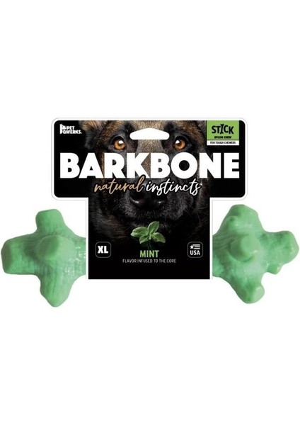 Barkbone Natural Nane Aromalı Bitmeyen Bitmeyen Köpek Çiğneme Kemiğ Xlarge Boy 27 cm
