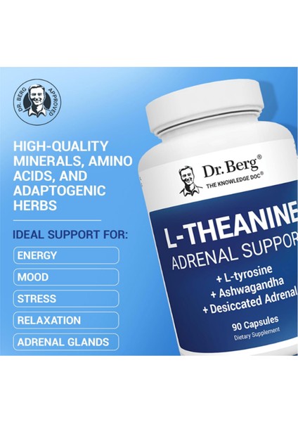 L-Theanine 200 mg - Includes Zinc, Copper, L-Tyrosine – L-Theanine - For Relaxation, And Mental Clarity* – 90 Capsules.abd Menşei modelleri