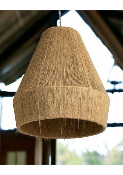 Bohem Jüt ( Hasır ) Sarkıt Avize Natural